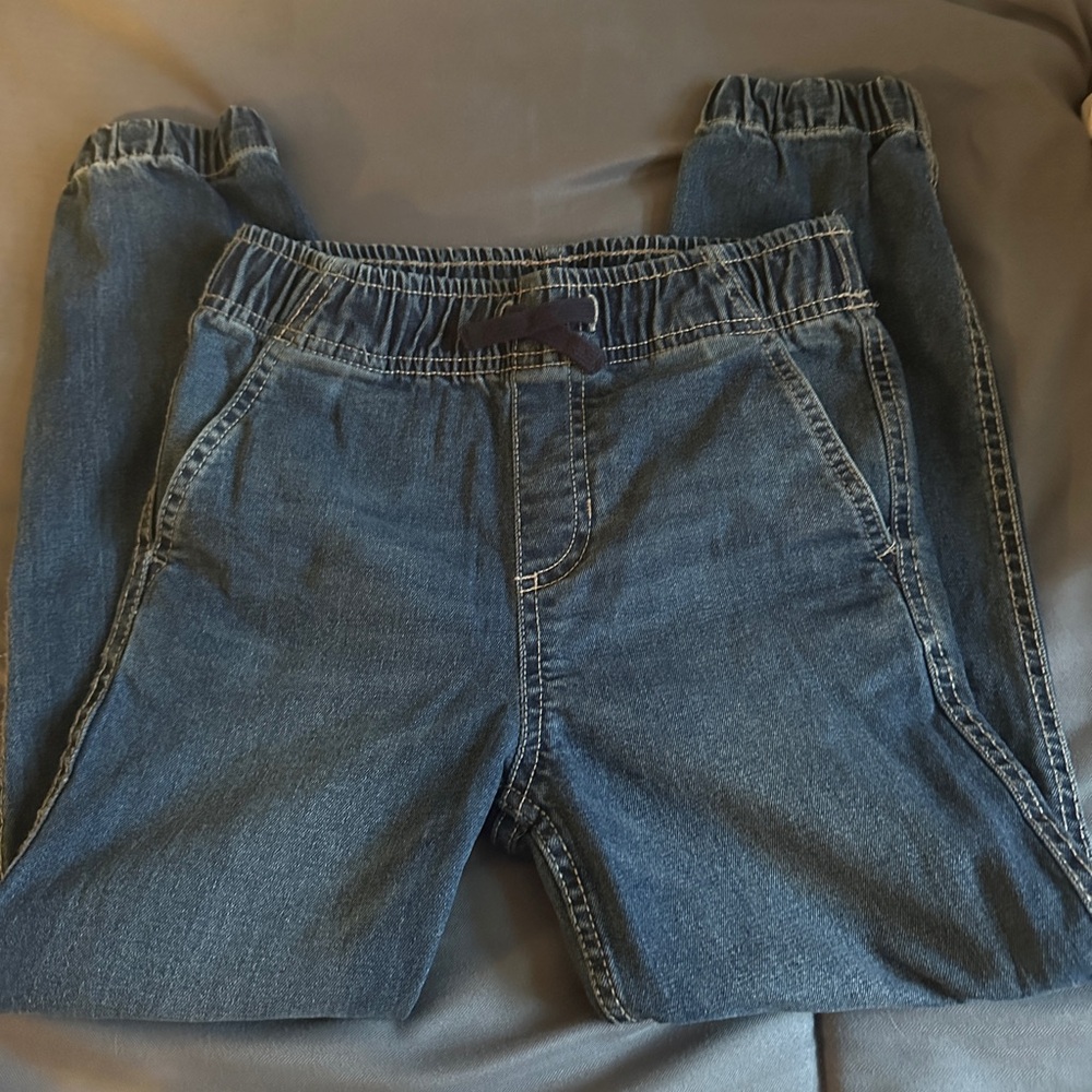 Worn Once! Practically Brand New! The Children’s Place Boys Pull On Jeans size 8